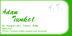 adam tunkel business card